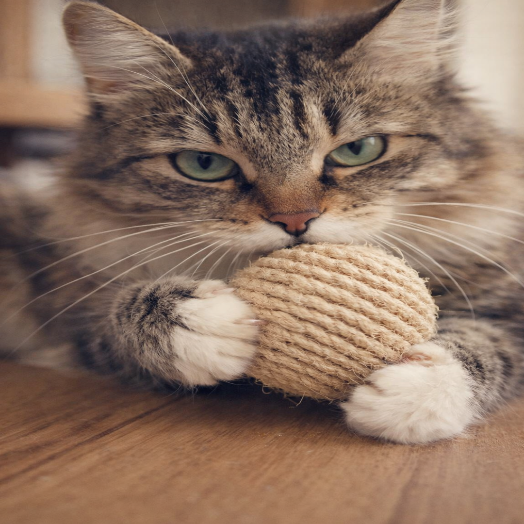 Balle sisal naturel MasticDog